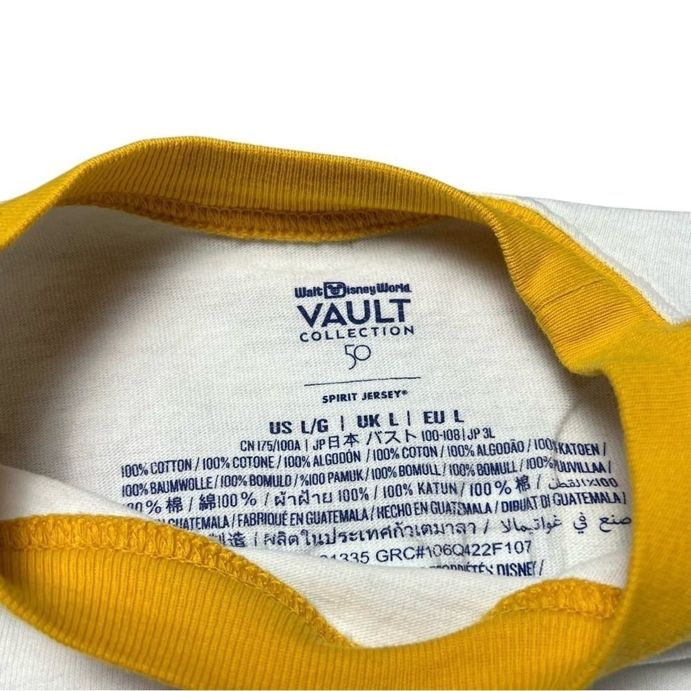 WDW Walt Disney World Vault 50th Anniversary Spirit Jersey Castle Large - Picture 4 of 6